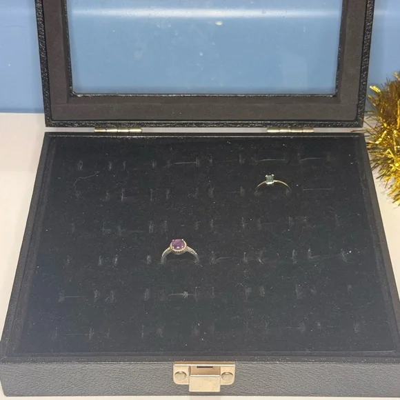 Black Jewelry Display Case - Picture 3 of 3